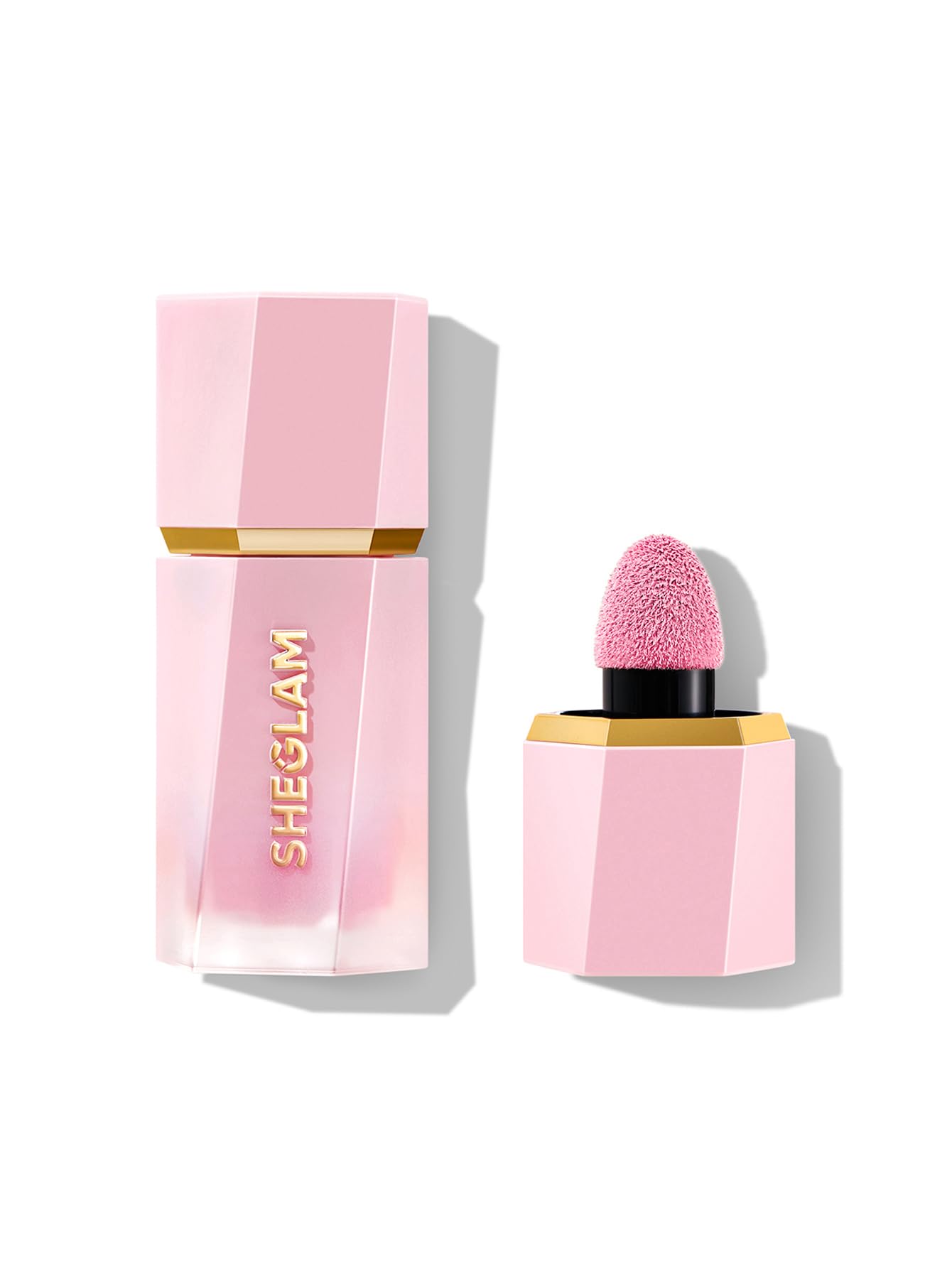 رنگ‌روی سیال SHEGLAM Color Bloom برای گونه‌ها - پینک اسلیپ Compact رزگذاری شده