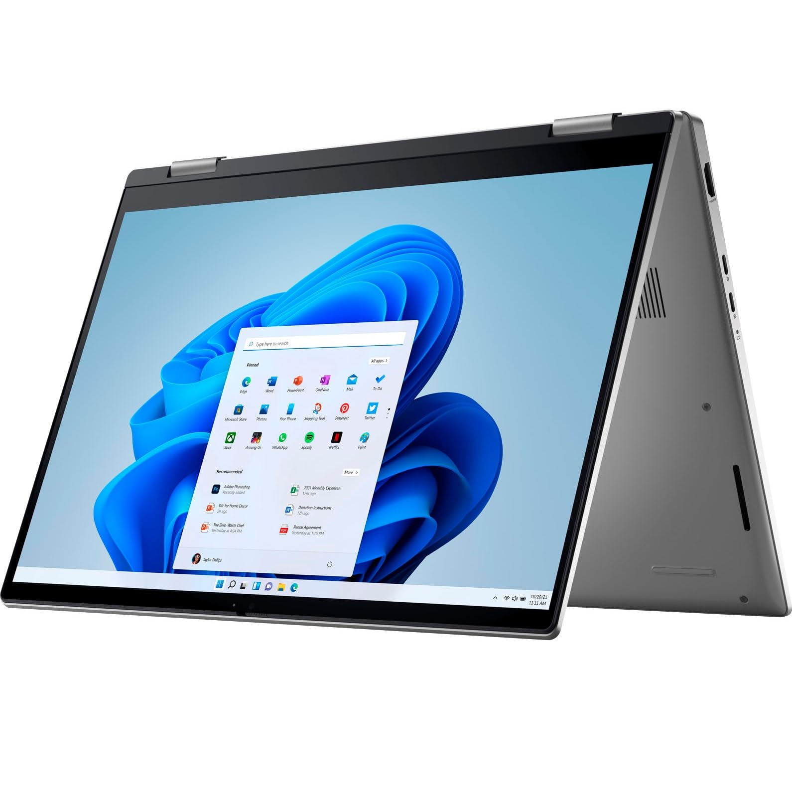 لپ تاپ تجاری لمسی 2 در 1 دل Latitude 7420، لپ تاپ 14 اینچی FHD، نسل 11 Core i7-1185G7، 16 گیگابایت رم، 512 گیگابایت حافظه SSD، Thunderbolt 4، HDMI ویندوز 11 پرو (تجدید نظر شده)