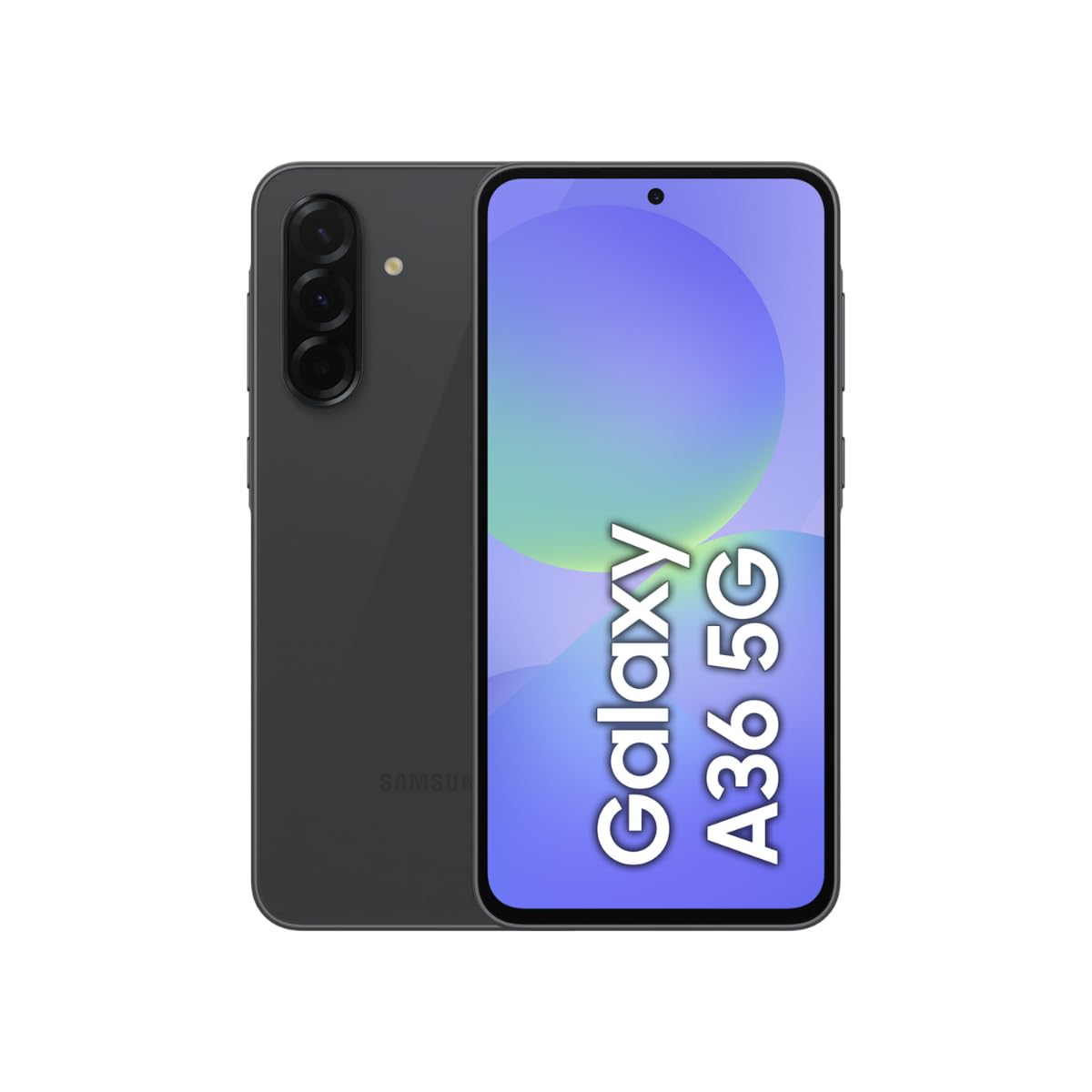 Samsung Galaxy A36 5G، گوشی هوشمند اندروید، حافظه ۱۲۸ گیگابایتی، رم ۸ گیگابایتی، مشکی شگفت‌انگیز، ۶ بار ارتقاء سیستم عامل، نمایشگر بزرگ، پردازنده هشت هسته ای (نسخه امارات) مشکی شگفت‌انگیز ۱۲۸ گیگابایتی
