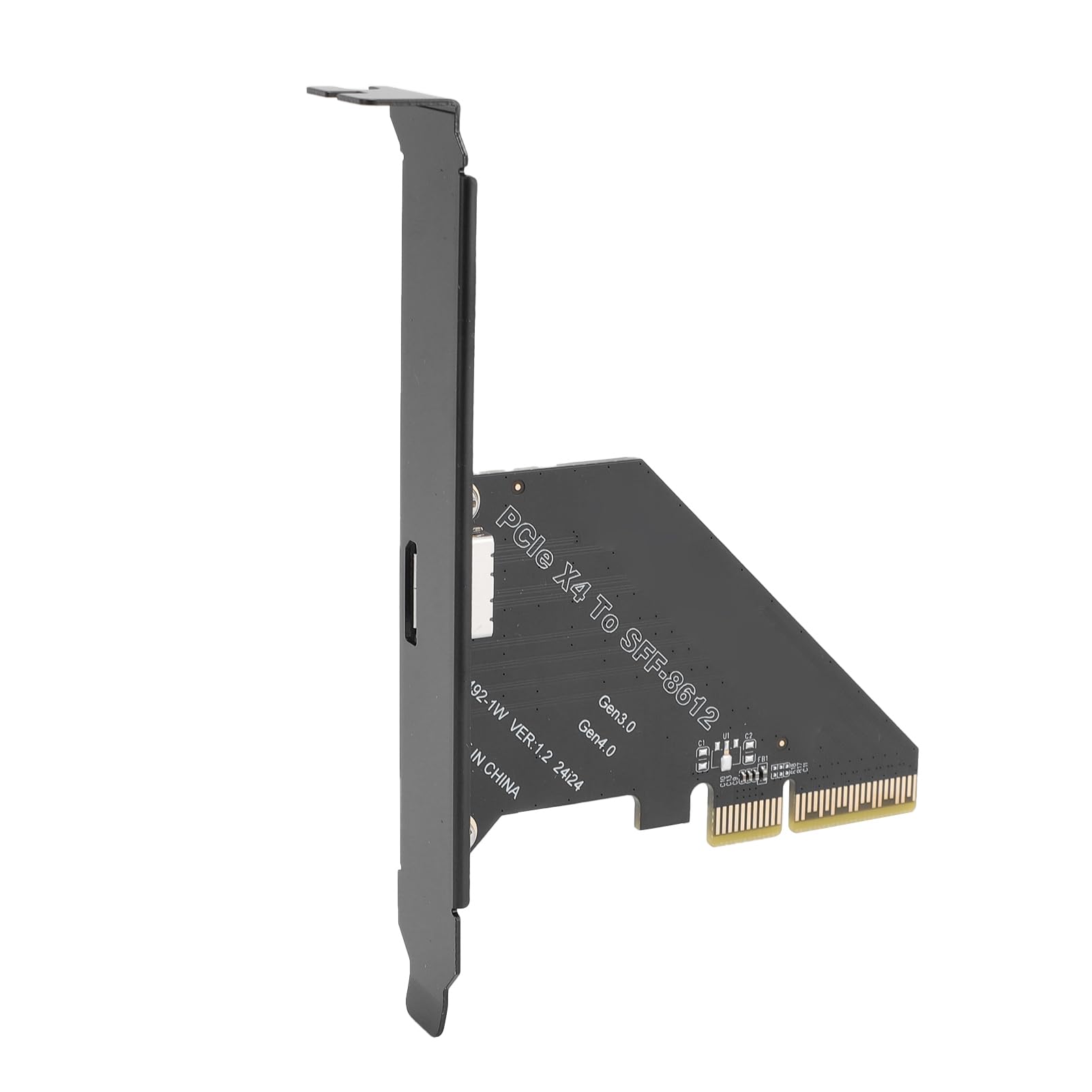 تبدیل PCIe 4.0 X4 به آداپتور Oculink SFF 8612، کارت گرافیک خارجی SFF 8611 با براکت، آداپتور میزبان برای SSD NVMe گرافیک GPU EGPU