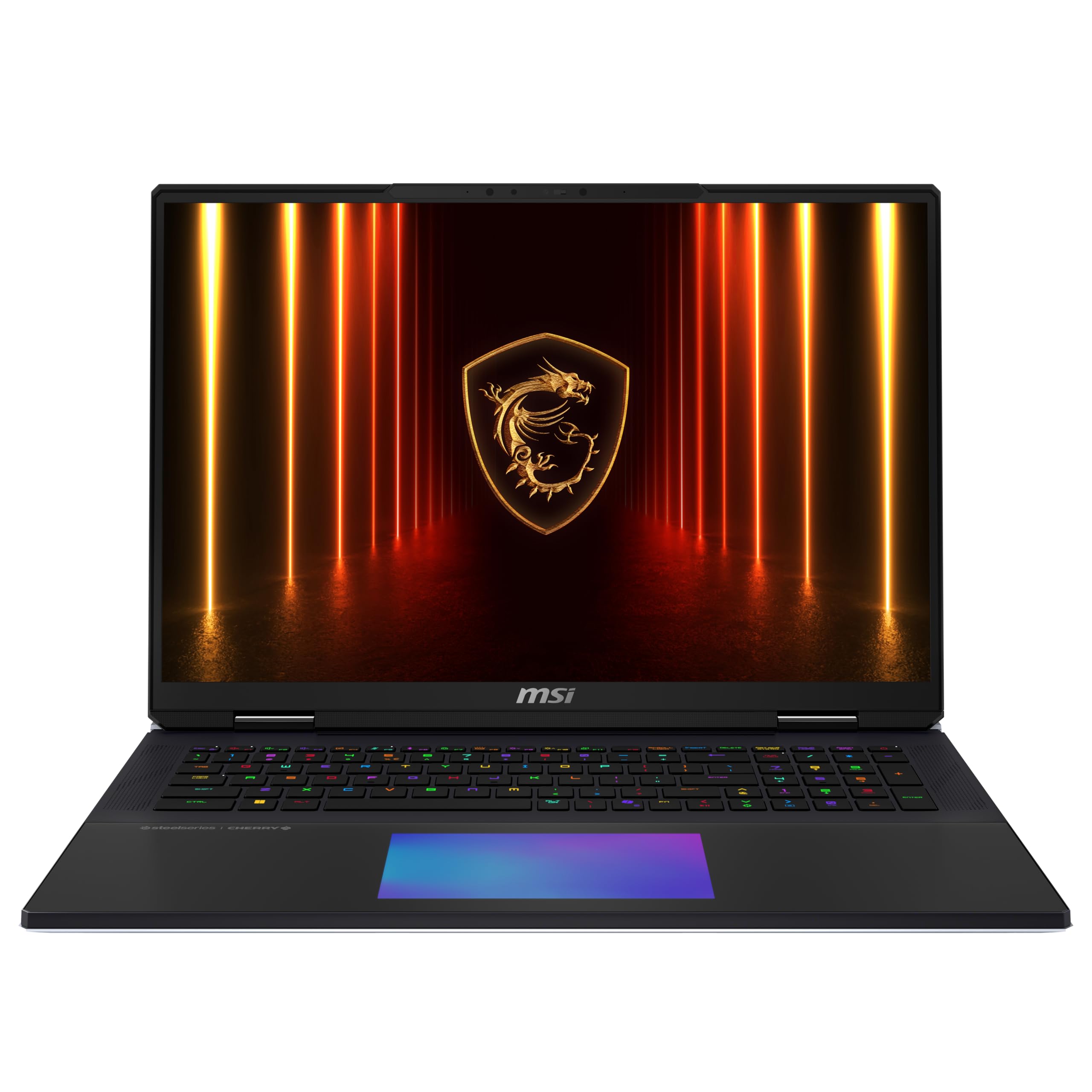 لپ تاپ گیمینگ MSI Titan 18 HX AI A2XWJG، 18 اینچ UHD+ 120Hz، Intel Core Ultra 9 285HX، 64GB رم، 4TB حافظه داخلی SSD، کارت گرافیک NVIDIA® GeForce RTX™ 5090 Laptop GPU، GDDR7 24GB، ویندوز 11، مشکی