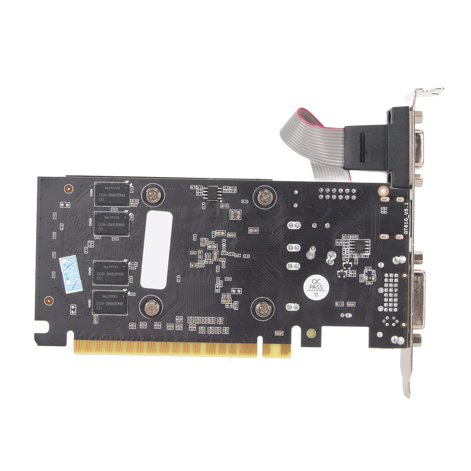 کارت گرافیک GT610 ، کارت گرافیک کامپیوتری 2 گیگابایت 64 بیتی رابط چندرسانه ای با وضوح بالا برای رایانه رومیزی