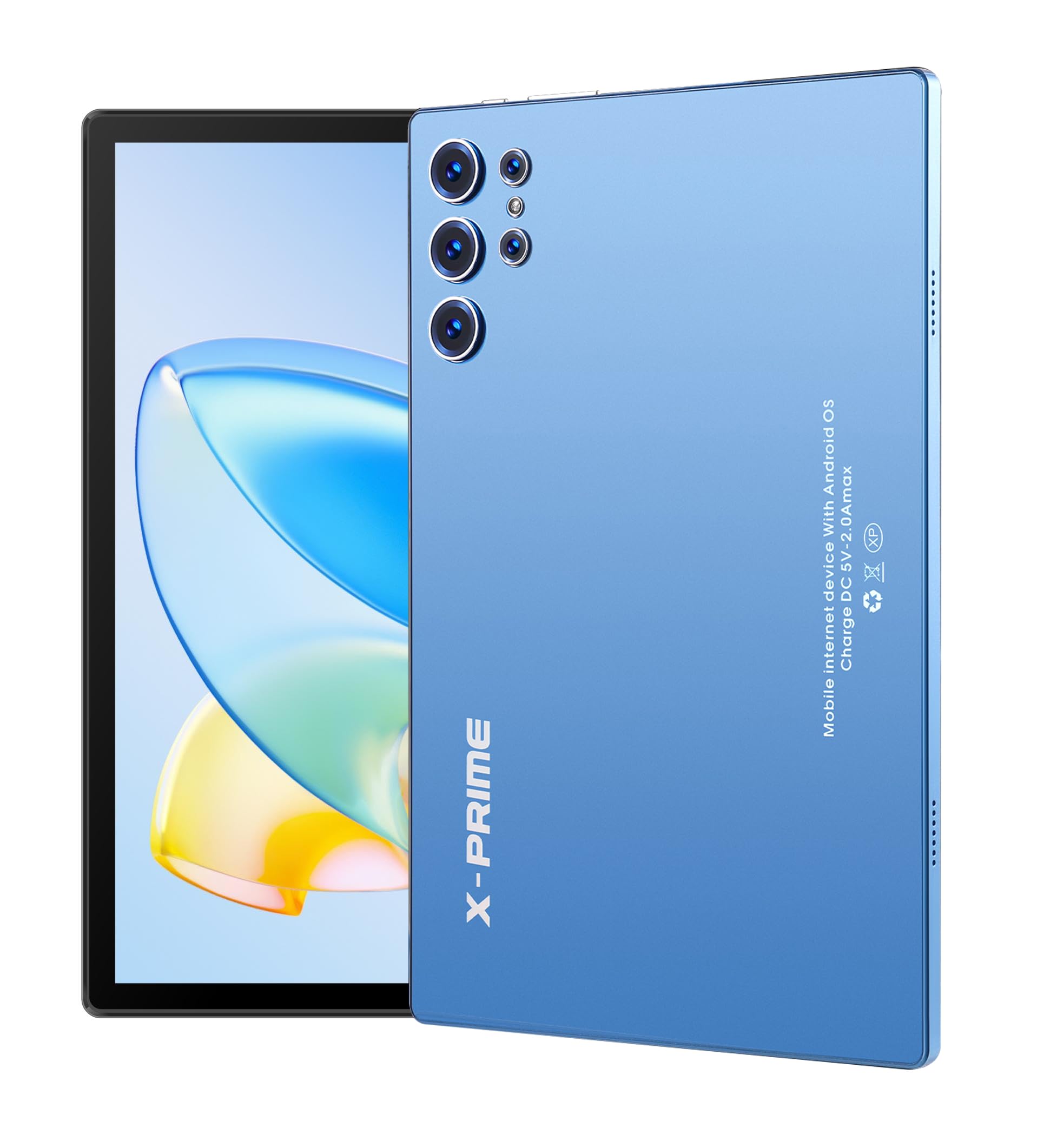 تبلت 15 اینچی اندروید S25 Ultra با کیبورد و موس | 5G + WiFi | نمایشگر HD+ AMOLED با رزولوشن 3000x1440 | دو سیم کارت | دوربین دوگانه | Google Meet & Zoom (آبی)