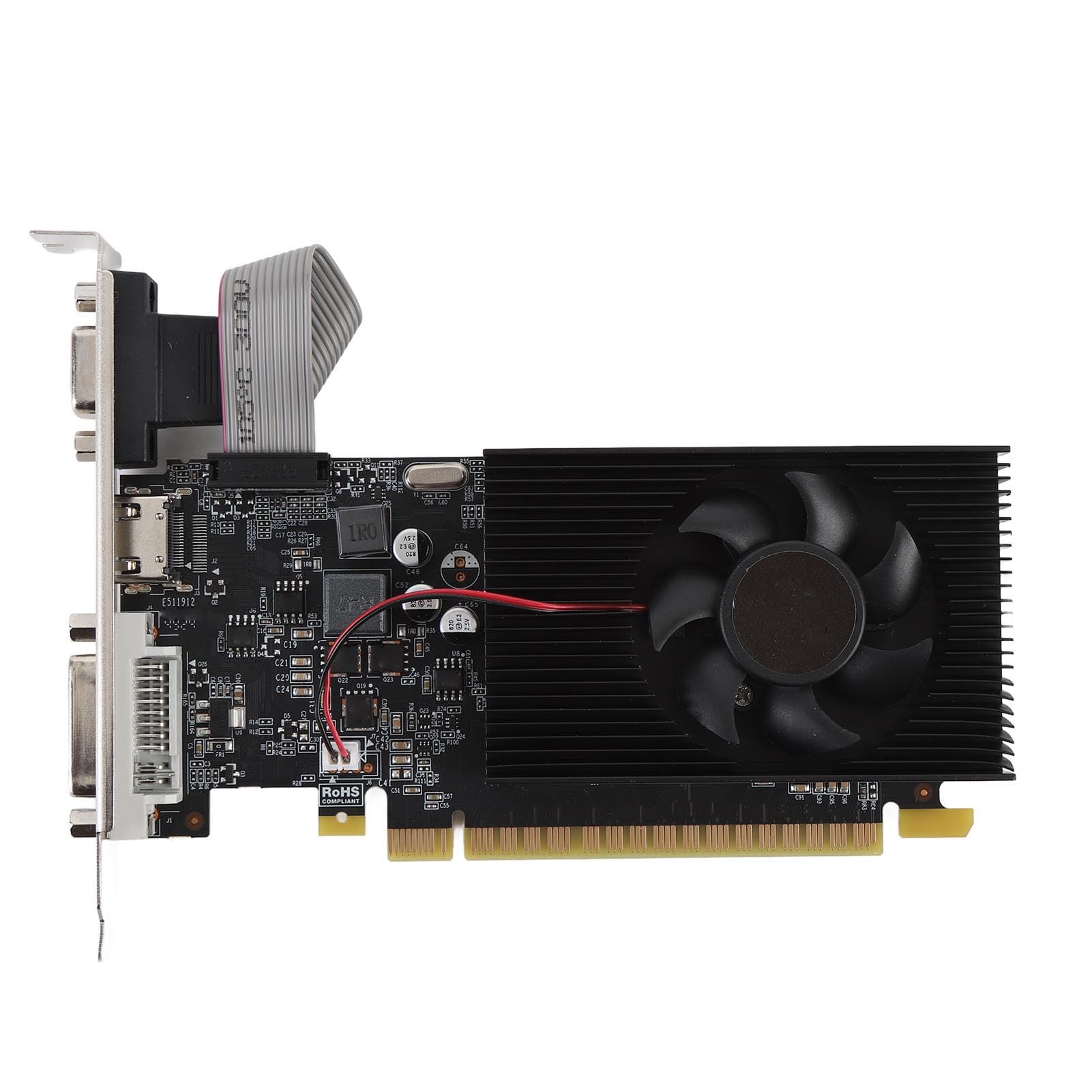 کارت گرافیک گیمینگ یونیر، ۴ گیگابایت DDR3، ۱۲۸ بیت، ۷۰۰ مگاهرتز و ۶۶۷ مگاهرتز، کارت گرافیک با یک فن، PCI Express 1.1 ×16 برای PC، با VGA و DVI و رابط چندرسانه‌ای HD برای کار کردن