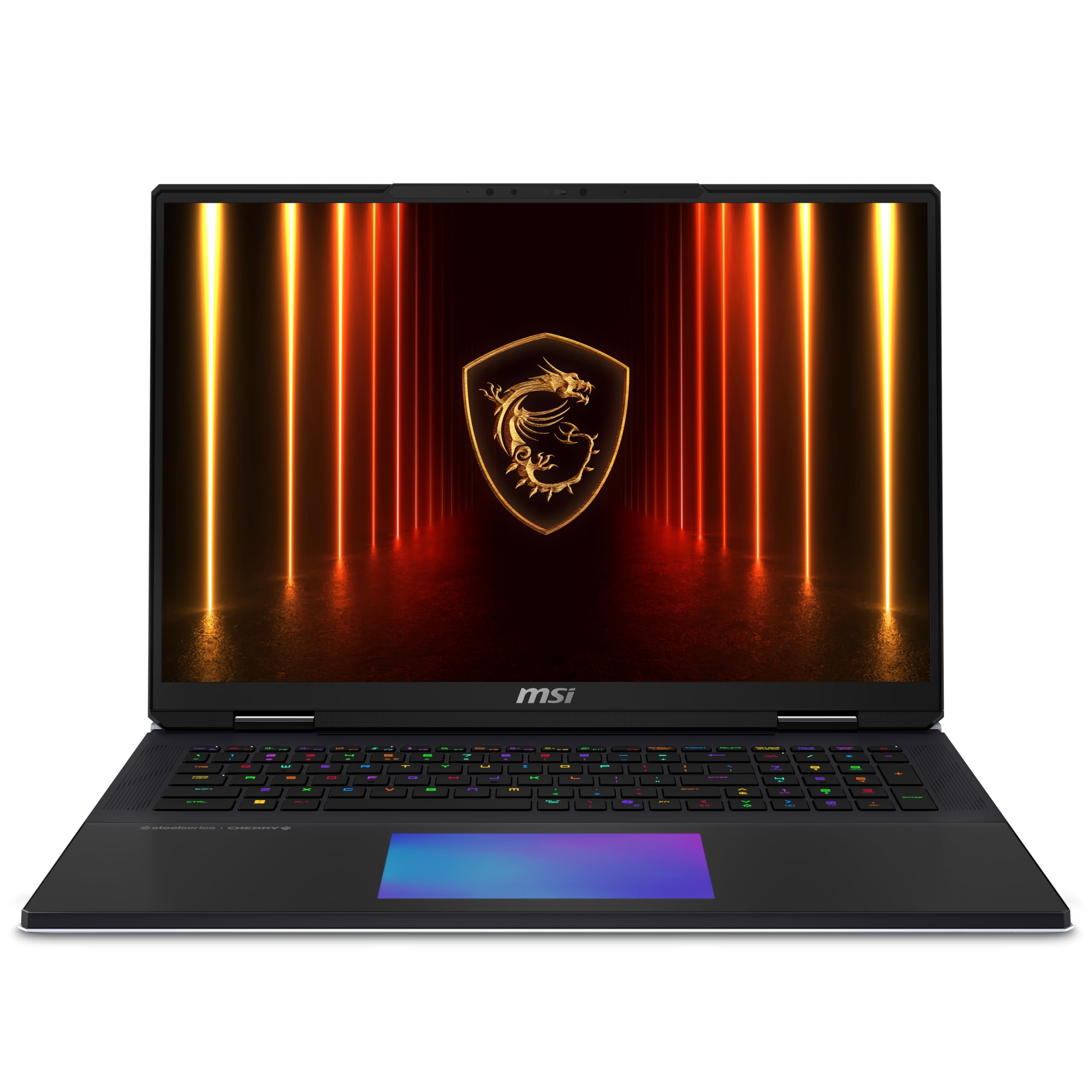 لپتاپ بازی MSI Titan 18 HX AI 18 اینچ 120Hz MiniLED UHD+: اینتل الترا 9-285HX، انویدیا گیفورس RTX 5090، 64GB DDR5، 6TB NVMe SSD، Thunderbolt 5، Wi-Fi 7، ویندوز 11 Pro: مشکی A2XWJG-614US الترا9 285HX 64 گیگابایت 6 ترابایت RTX 5090 Titan 18 HX