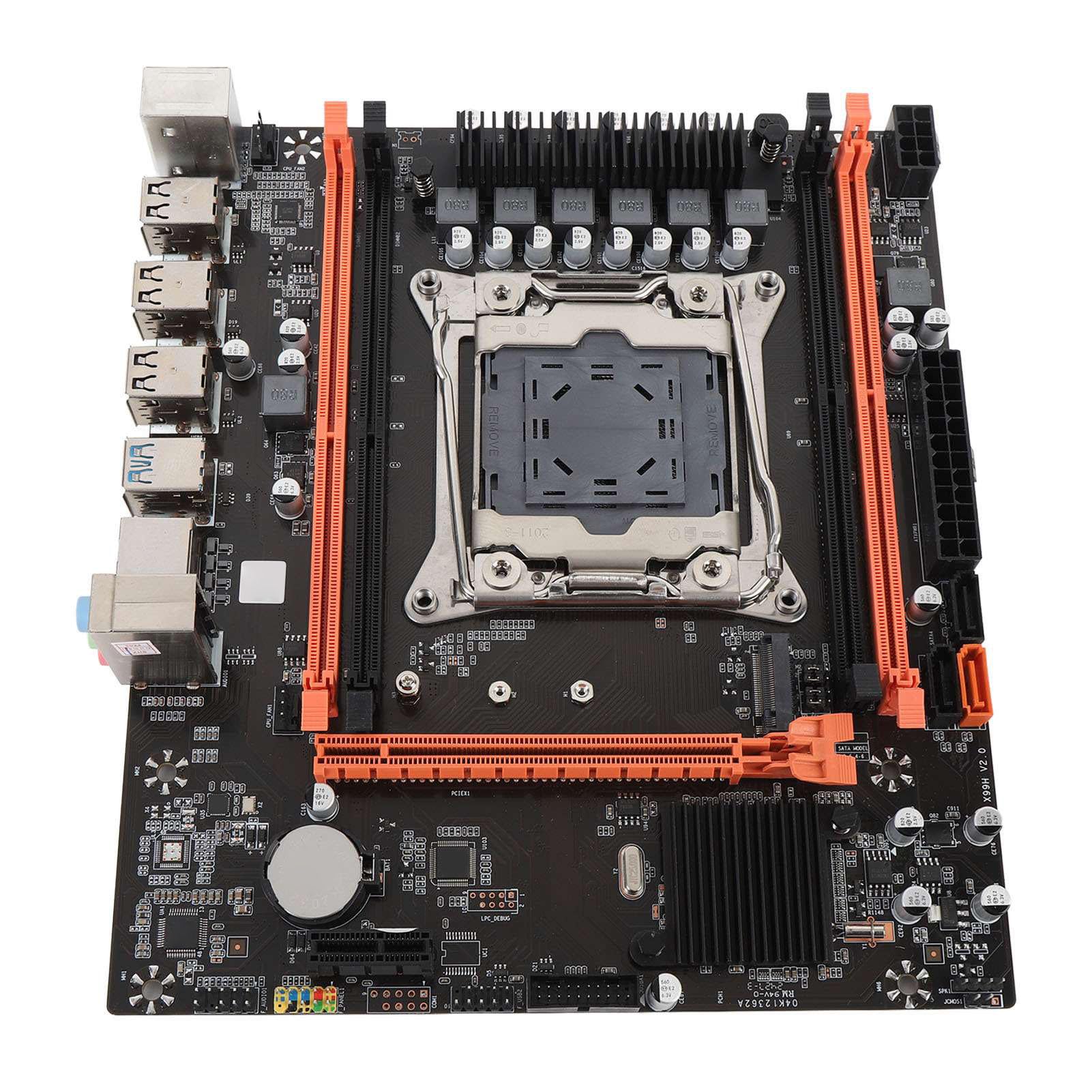 مادربرد کامپیوتر X99H، مادربرد دسکتاپ LGA2011 3 4 DDR4، مادربرد دسکتاپ، USB3.0، رابط M.2 Nvme سریال ATA 3.0، پشتیبانی از CPU E5 V3 V4 I7 58xx 68xx Series