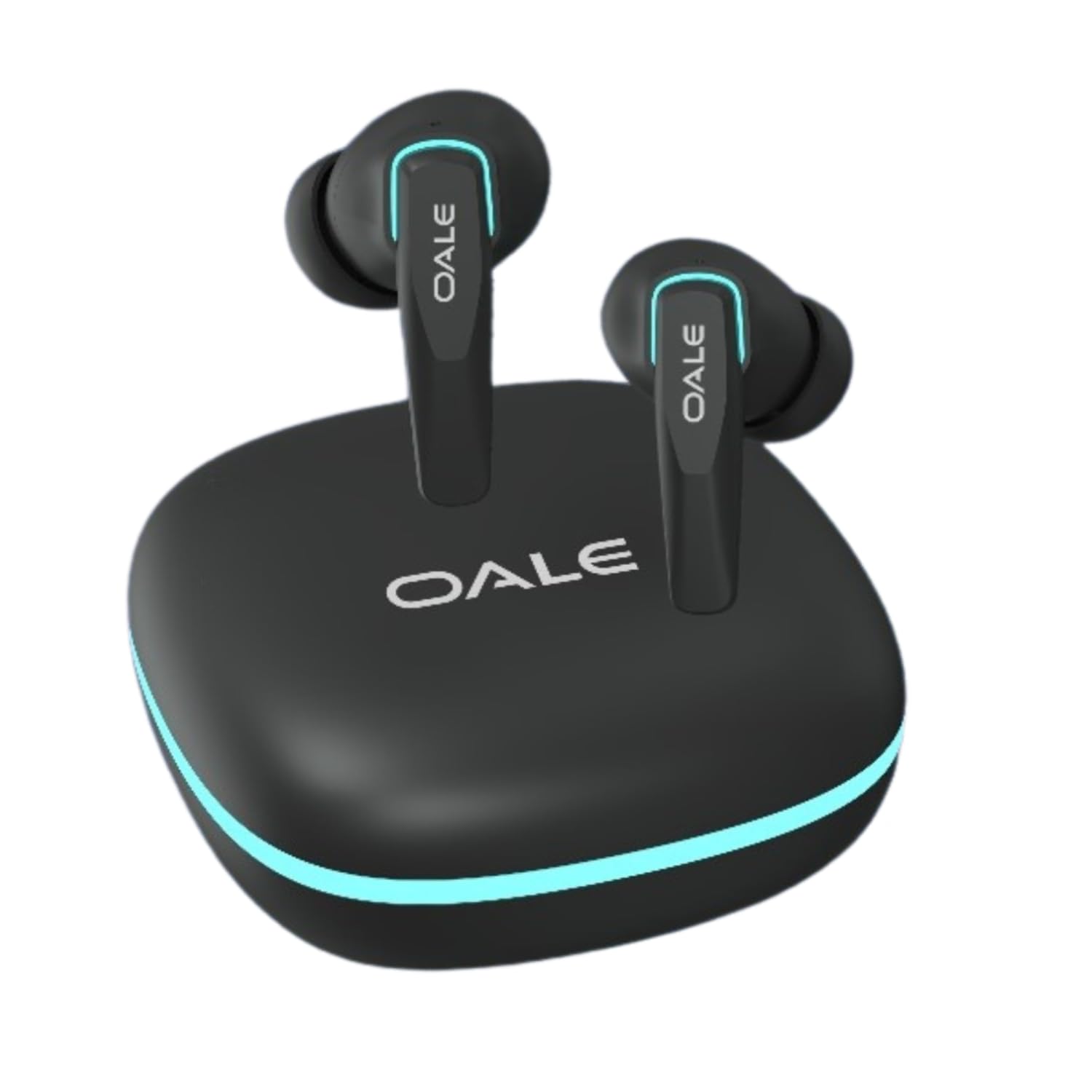 گوشی‌های بی‌سیم، هدفون بلوتوث OALE iFree-12 - هدفون بی‌سیم بازی – داخل گوش بلوتوث 5.4 با 30 ساعت پخش، تاخیر کم، 4 میکروفن ENC کاهش نویز، کنترل لمسی، تماس‌های صوتی HD