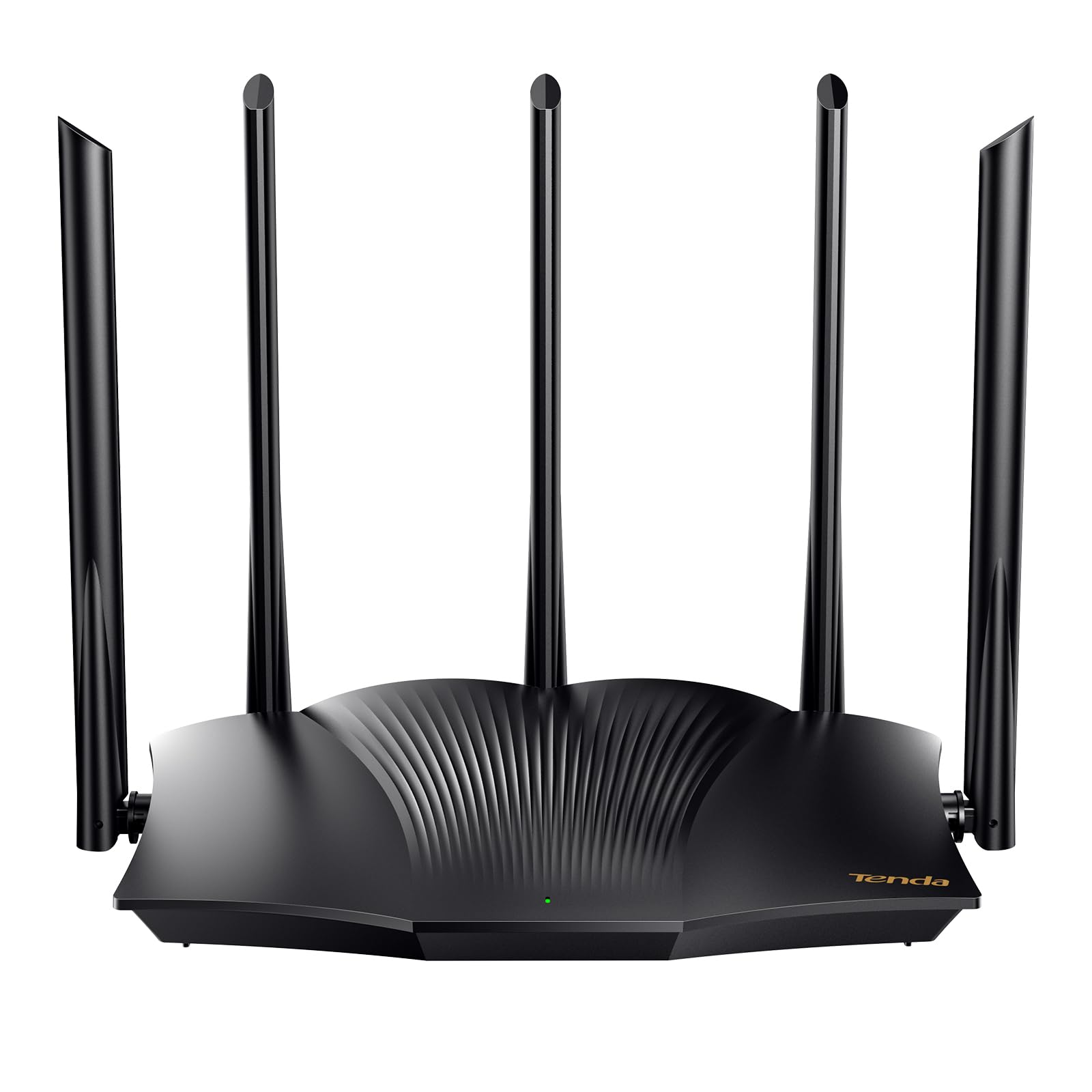 مسیریاب بازی بی سیم Tenda WiFi 6، مدل AX3000، دو باند گیگابیت برای استفاده در خانه، پوشش بلند مدت با 5 آنتن با 6dBi گین بالا، سرعت بالا با 4 پورت گیگابیت، پشتیبانی از WPA3، VPN(RX12Pro)