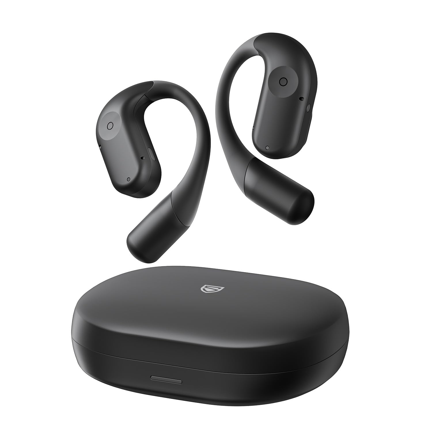 هدفون‌های بی‌سیم SoundPEATS ChatFree Open-Ear، با بلوتوث 5.3، دارای آویز گوش، بسیار راحت، با بیس قوی، دو میکروفن، لغو نویز هوشمند، گوشی‌های هدفونی EQ، اتصال چند نقطه‌ای، 32 ساعت کارکرد، اپلیکیشن سیاه