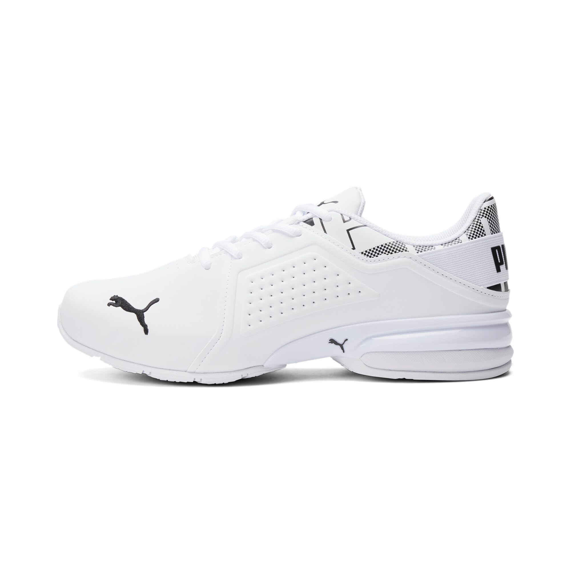 کفش دویدن مردانه PUMA Viz Runner Repeat، سایز ۴۲ (EU)، رنگ سفید پوما - مشکی پوما