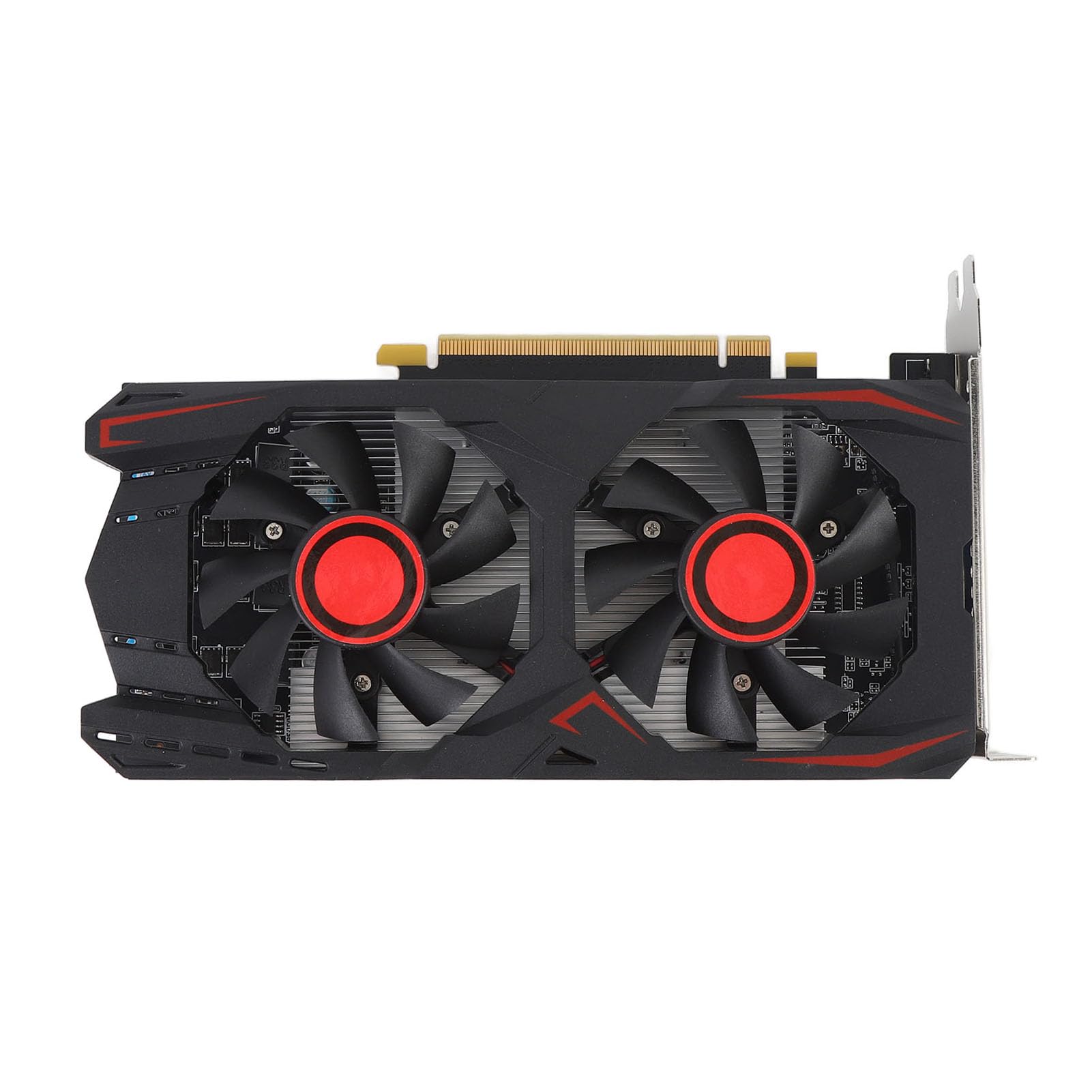 کارت گرافیک 550TI 6GB، کارت گرافیک GDDR5 192BIT برای کامپیوتر بازی، کارت ویدیو کامپیوتر اسلات PCIE 2.0 16X با دو پره، با رابط DVI VGA HDMI، وضوح 2560x1600