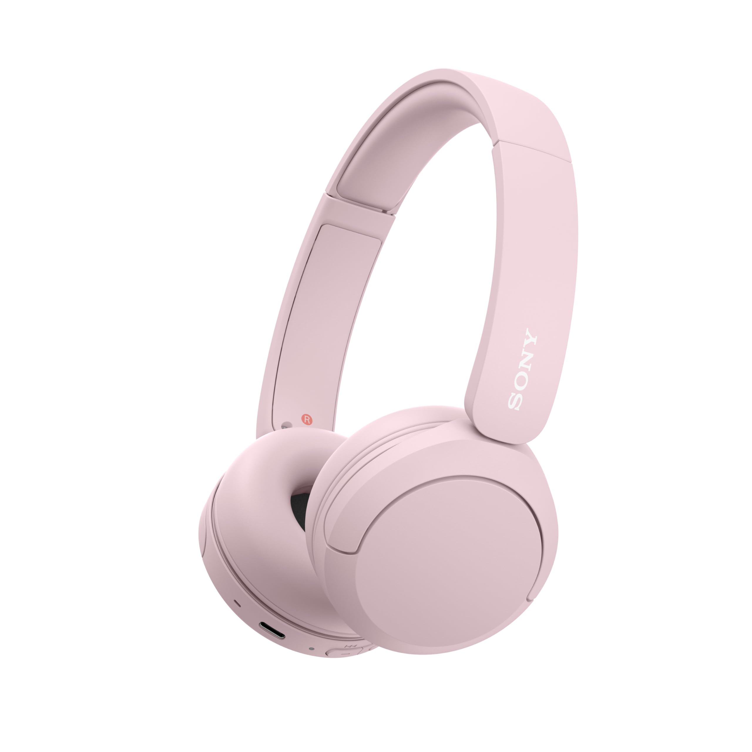 هدفون بی‌سیم Sony WH-CH520، راحت و سبک، به صورت روی گوش، تماس‌های صوتی واضح، عمر باتری ۵۰ ساعت، شارژ سریع، چند نقطه، صورتی