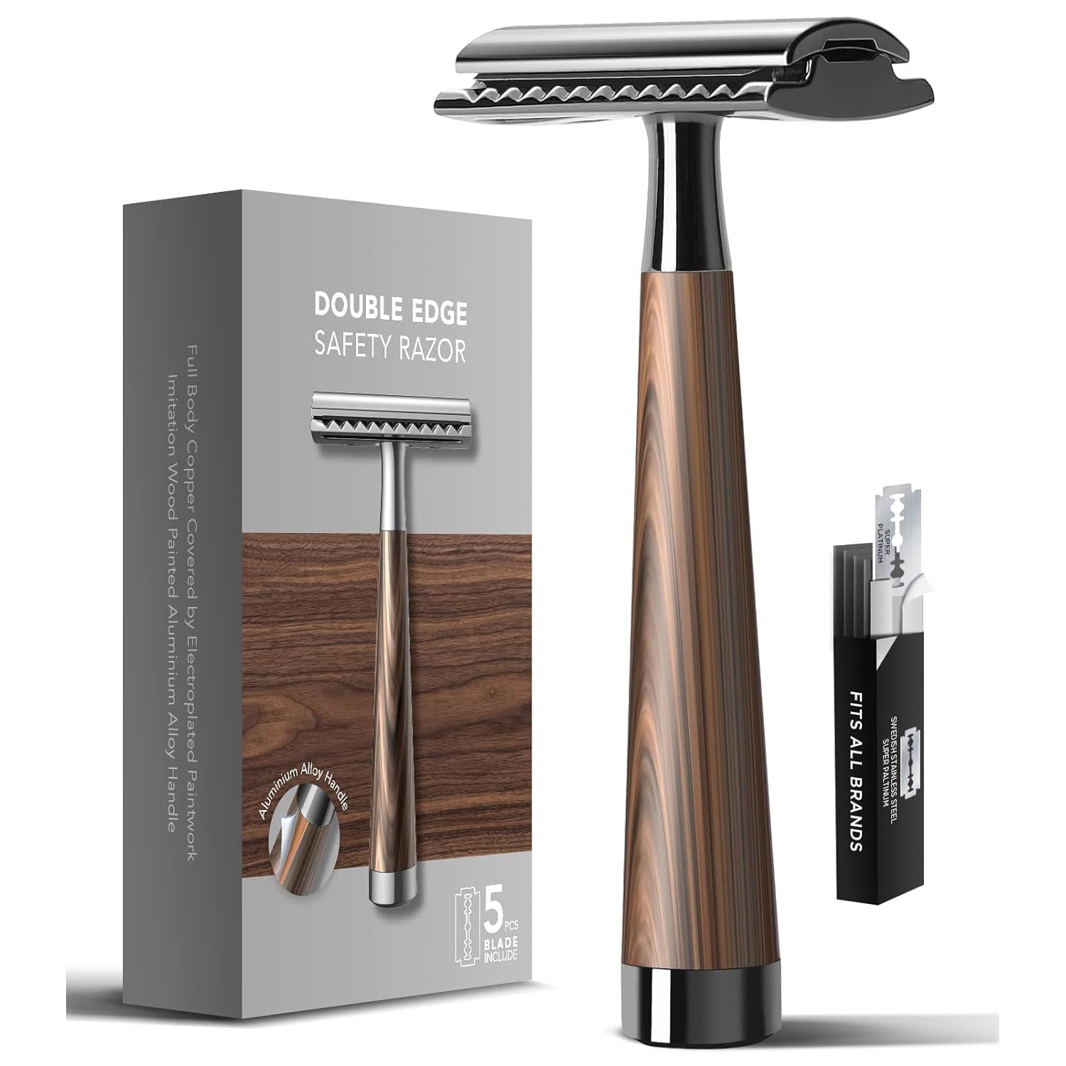 موید اصطلاح زبان set for men را به طور خاص ترجمه نکردید. با توجه به متن، ترجمه درست آن می‌تواند محصول تیغه‌های اصلاح دستی Double Edge با هفتع راحتی Adjustable Double Edge با دسته چوب مصنوعی و جعبه رویاAssistant فلزی با ۱۰ تیغه فولادی است.