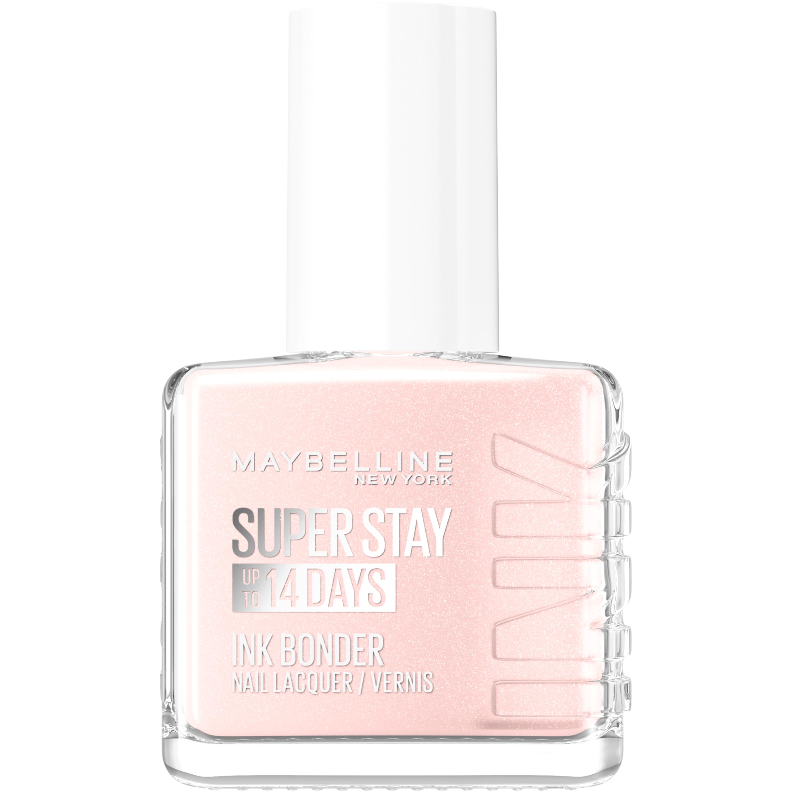 رنگ آرایشی ناخن با کیفیت بالا از برند Maybelline New York Super Stay Ink Bonder با شماره 078 رنگ سفید پورسلین - رنگ آرایشی با ماندگاری بالا برای ناخن‌های قوی و رنگ‌های شدید، حجم ۱۲.۳ میلی لیتر
