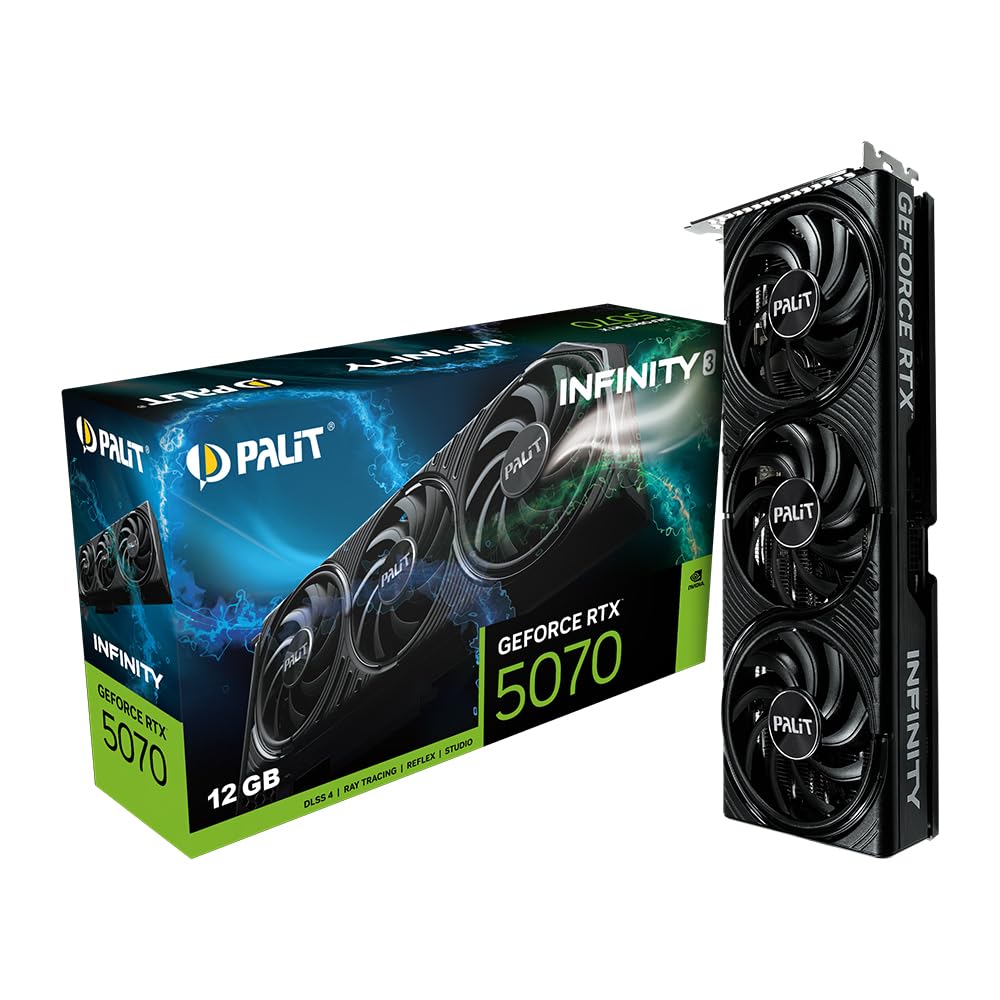 پالیت RTX 5070 اینفینیتی 3، 12 گیگابایت GDDR7، 12288 مگابایت