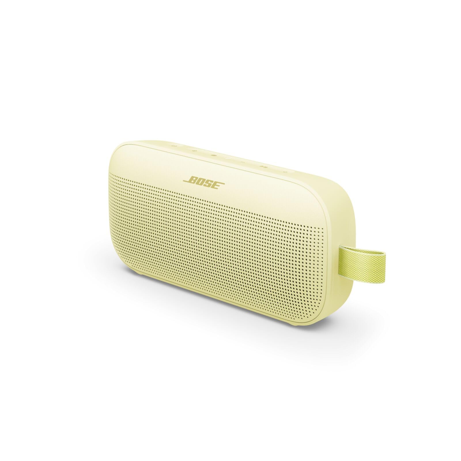 بلندگو بلوتوث قابل حمل Bose SoundLink Flex (نسل دوم) ، بلندگو بی‌سیم قابل حمل با صدای Hi-Fi ، عمر باتری تا ۱۲ ساعت ، ضدآب و ضدگرد و غبار ، رنگ زرد سیتروس - نسخه محدود