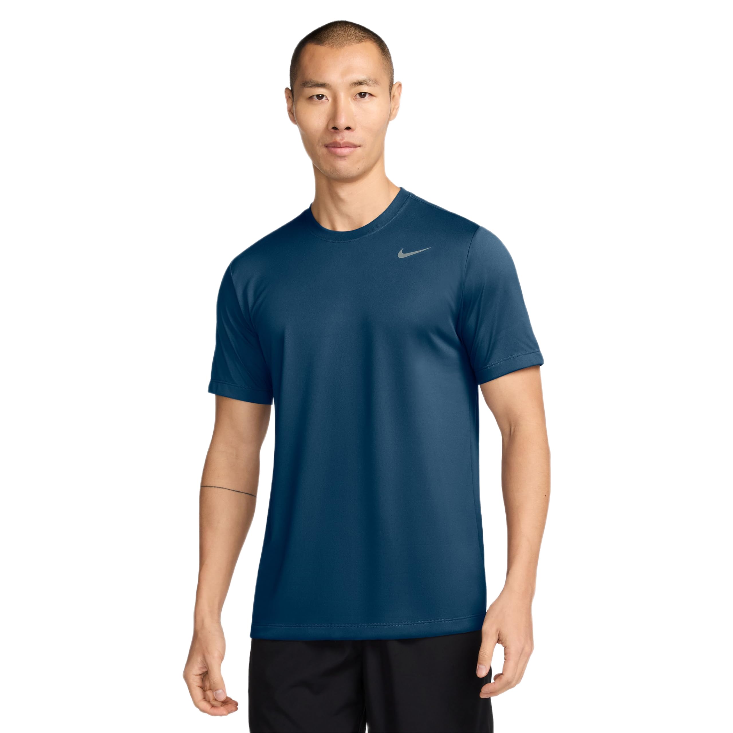 پیراهن تی‌شرت مردانه نایک مدل Dri-FIT Relaxed Reset (بسته‌ای حاوی ۱ عدد) سایز M رنگ آبی فورس/(نقره‌ای مات)