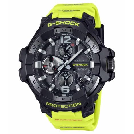 مشاهدۀ Casio G-Shock Master Of G Gravitymaster GR-B300RY-1A9ER، زرد، ورزشی