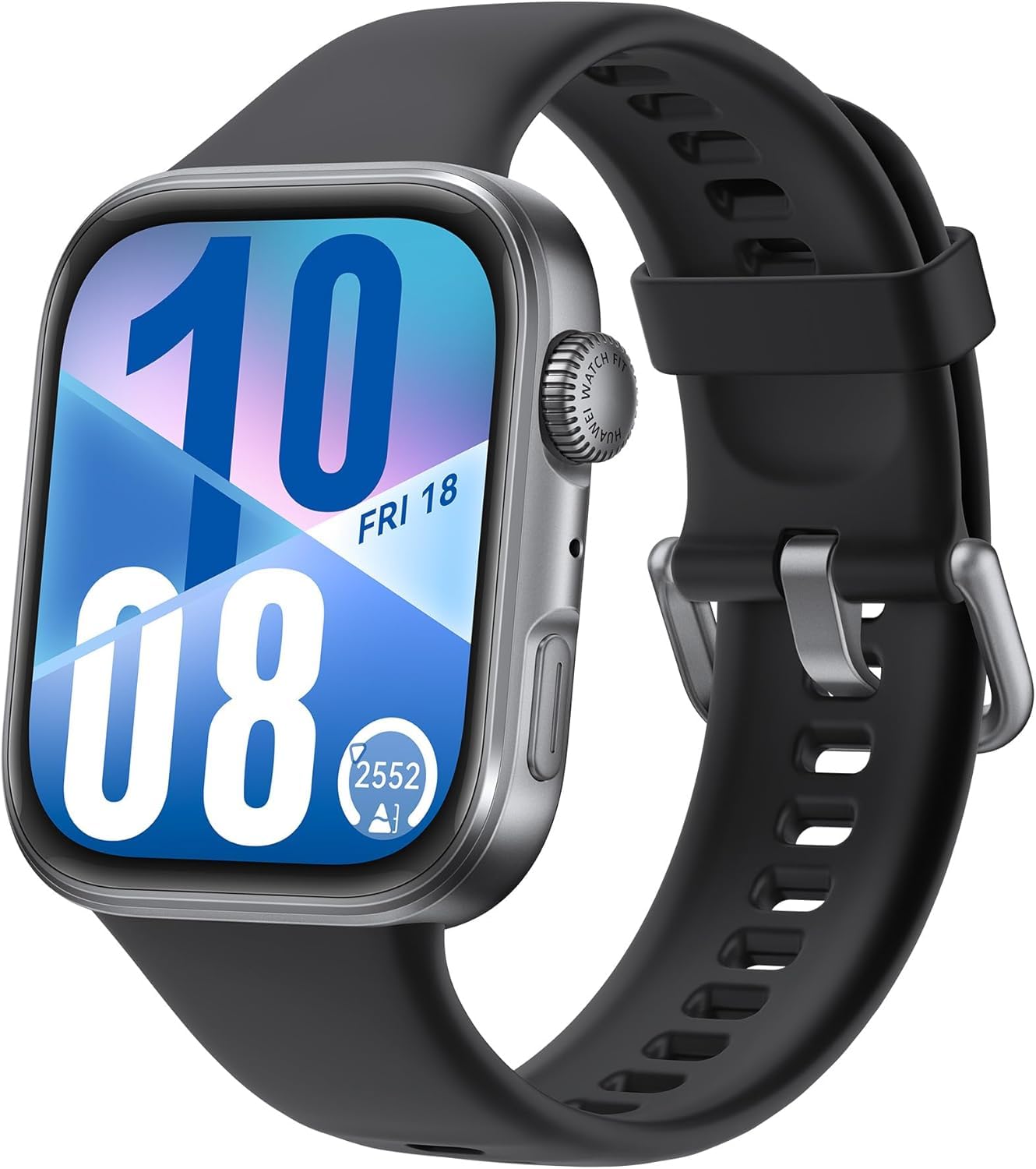 ساعت هوشمند HUAWEI WATCH FIT 4، نمایش 1.82 اینچی، بیش از 100 حالت ورزشی، ردیابی فیتنس و خواب، نظارت بر ضربان قلب، کمک به روانی و احساسی، عمر باتری تا 10 روز، قابل استفاده با iOS و اندروید، رنگ مشکی، بلوتوث FIT 4 مستقل