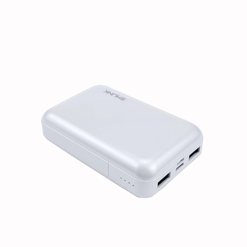 پاوربانک قابل حمل Smilelink S2 با ظرفیت ۱۰۰۰۰ میلی آمپر ساعت، شارژ سه گانه با سرعت بالا 3 آمپر، باتری خارجی برای شارژ آیفون ۱۶، ۱۵، ۱۴، ۱۳، ۱۲، ایکس، Samsung S22، S21، AirPods و iPad