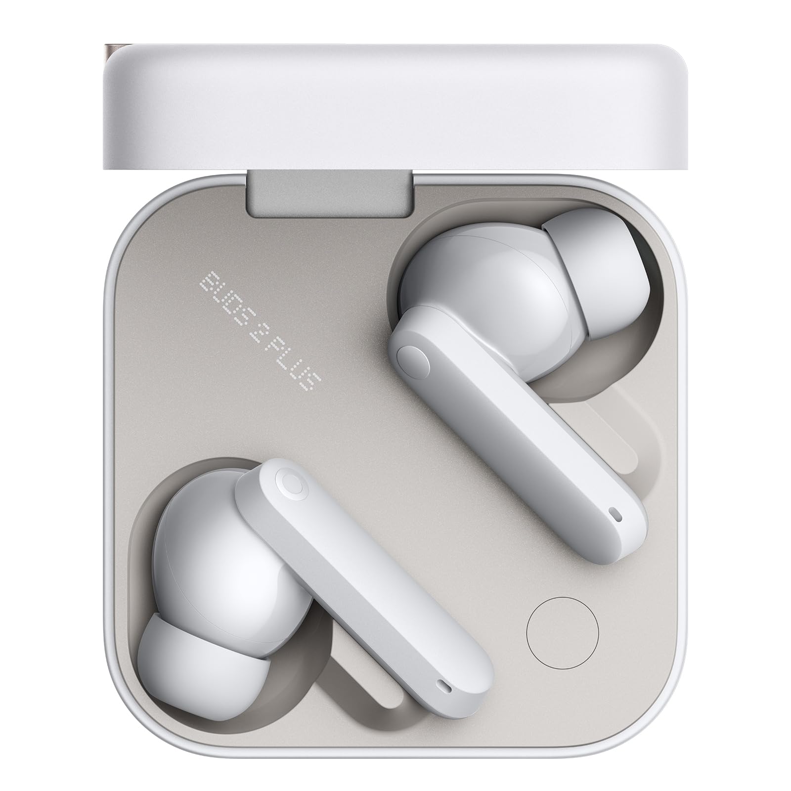 سمع‌کن CMF Buds 2 Plus سال 2025، هدفون بلوتوث صوتی با کنسل‌کردن adaptif نویز، درایورهای 12 میلیمتری برای باس دیپ، زمان پخش 61.5 ساعت با صدای با کیفیت بالا، هدفون بلوتوث بی‌سیم جدید با قابلیت کنسل‌کردن نویز پویا، با 6 میکروفن و طراحی ورزشی، رنگ خاکستری روشن