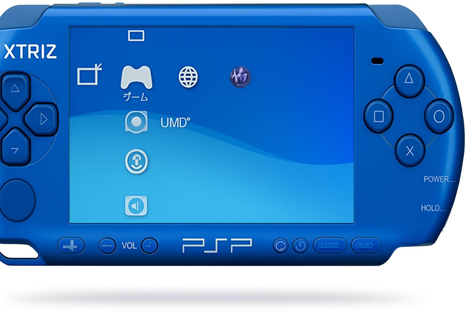 کنسول بازی دستی XTRIZ PSP 3006، 46 بازی از پیش نصب شده، کارت حافظه همراه (آبی)