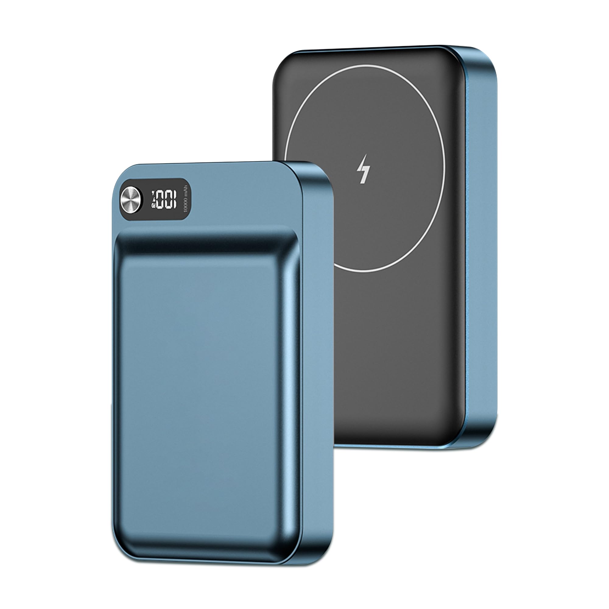 ۱۰۰۰۰mAh شارژر همراه قابل حمل Power Bank با شارژ سریع ۲۰ وات USB-C ، خروجی ۱۵ وات - شارژر همراه Power Bank با نمایشگر LED برای چند دستگاه - Powerbank محافظت شده در برابر برق چراغ و شورت دوره‌ای