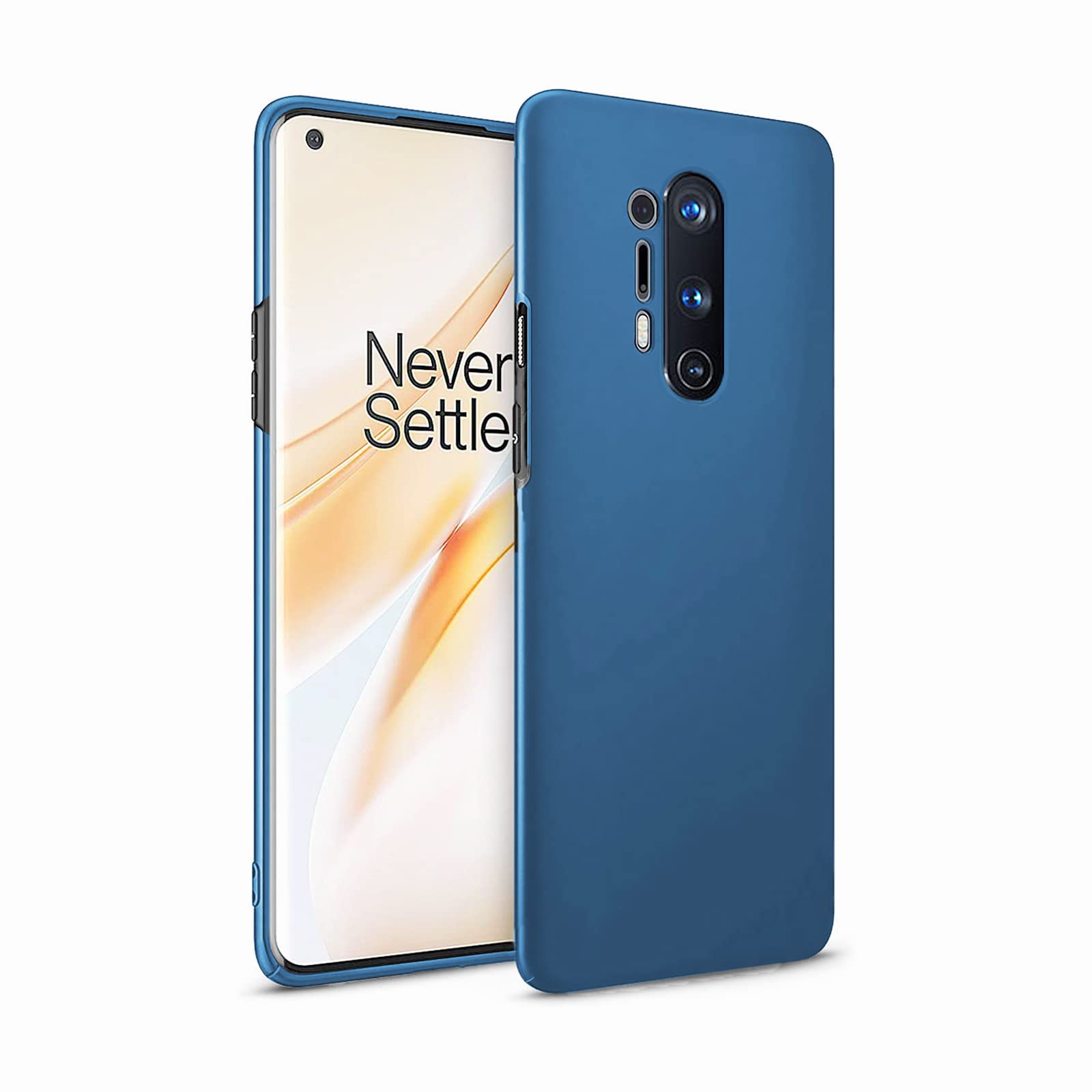 کاور موبایل مدل MuHadJiya Slim سازگار با Oneplus 8 Pro ضد خش (برای Oneplus 8 Pro-آبی)