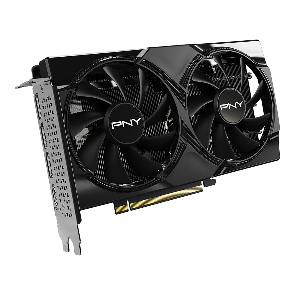 PNY GEFORCE RTX™ 5060 8GB کارت گرافیک اورکلاک‌شده با دو فن و DLSS 4 — RTX 5060 OC