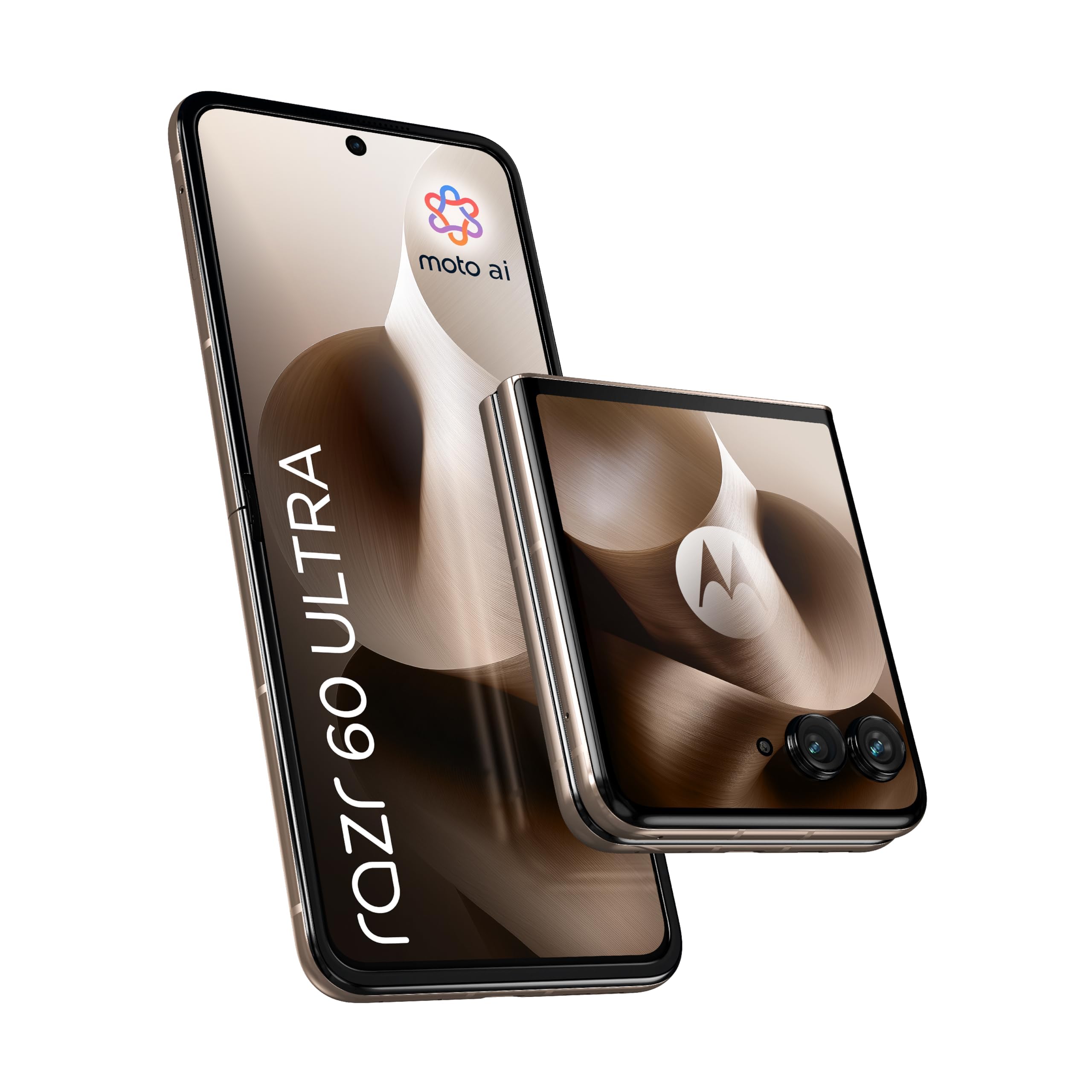 موتورولا Razr 60 Ultra 5G، افزایش 16+16 گیگابایت RAM، 512 گیگابایت ROM، اسنپدراگون 8 الیت، نمایشگر pOLED 7.0 اینچ + 4.0 اینچ، محور تیتانیوم، شارژدهی سریع 68 وات توربوپاور، PANTONE Mountain Trail (نوع تایید شده در امارات متحده عربی)