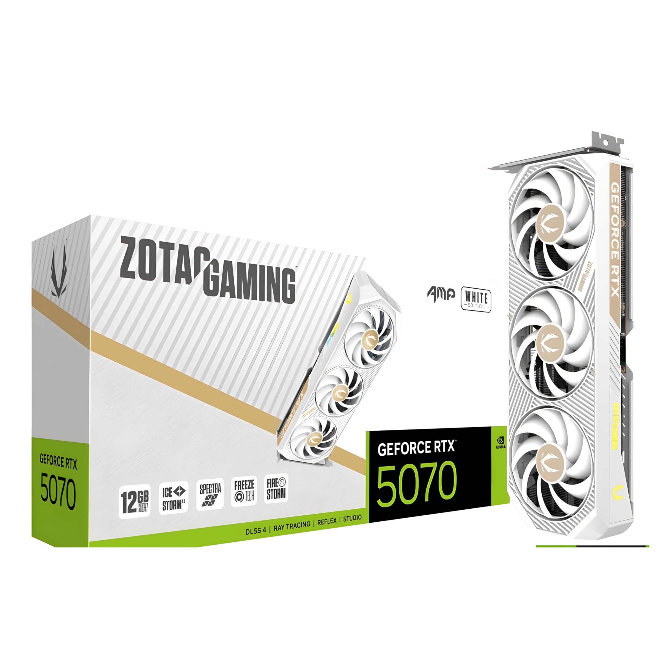 ZOTAC GAMING GeForce RTX 5070 AMP نسخه سفید