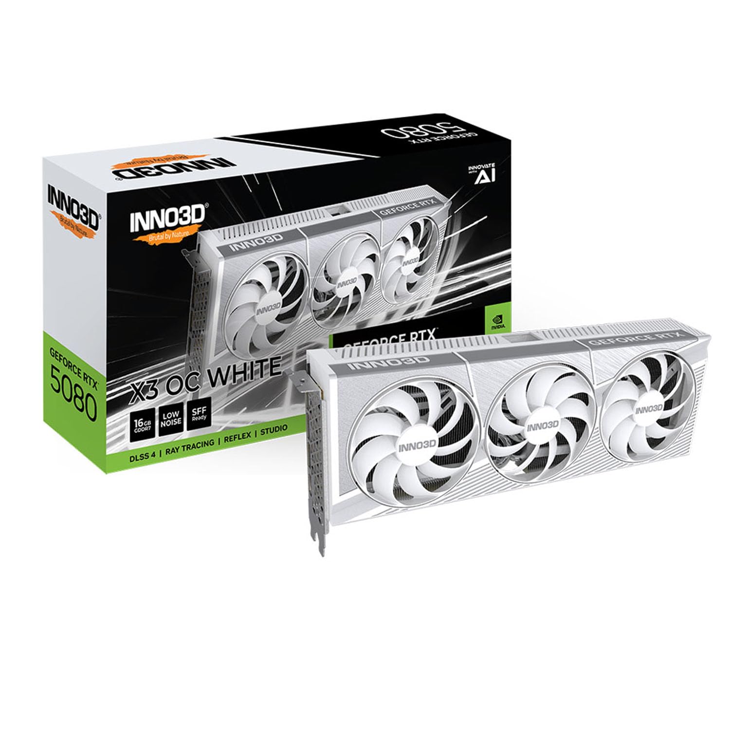 INNO3D GeForce RTX 5080 X3 OC سفید 16GB