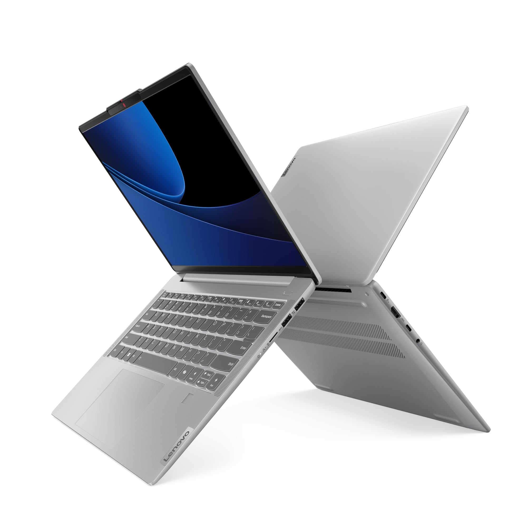 لپتاپ Lenovo IdeaPad Slim 5 14IMH9 با نمایشگر 14 اینچی WUXGA IPS، پردازنده Intel Core Ultra 7 155H، 16GB RAM، 512GB SSD، گرافیک Intel Arc، صفحه کلید با پشتیبانی از نورپردازی انگلیسی، رنگ خاکستری ابری (ارتقا یافته)