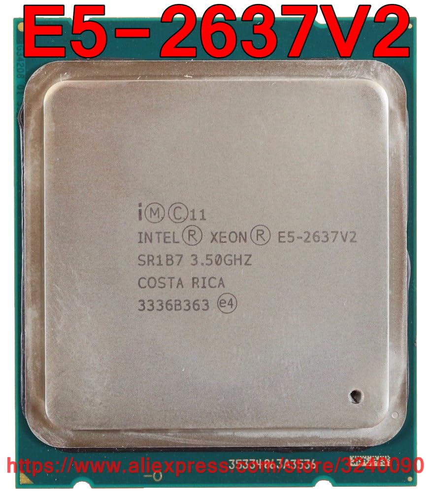SERVER-AE - پردازنده ایکسیون E5-2637V2 CPU SR1B7 3.50GHz 4 هسته ای 15M LGA2011 E5 2637V2 E5 2637 V2، پردازنده E5-2637 V2