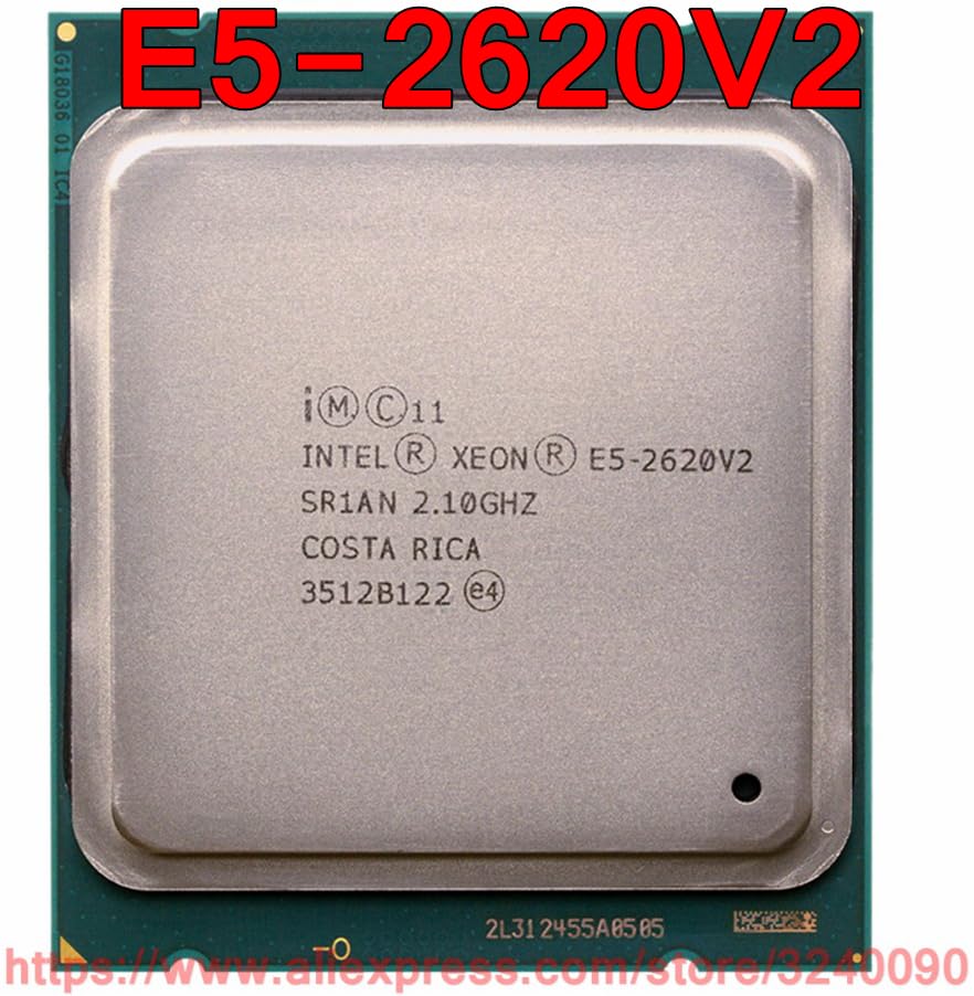 SERVER-AE - پردازنده ایکسیون CPU E5-2620V2 SR1AN با فرکانس 2.1 گیگاهرتز، 6 هسته ای، 15 مگابایت حافظه پنهان، پورت LGA2011، ای 5 2620V2، ارسال سریع ای 5-2620 V2