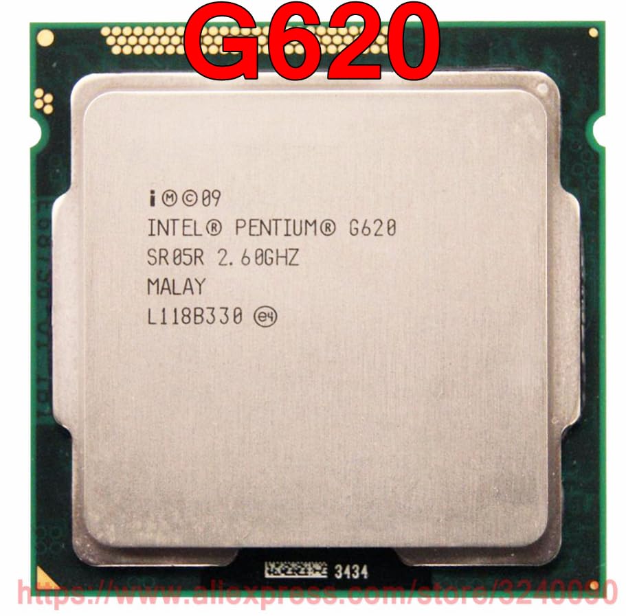 سرور-AE - پردازنده اصلی CPU PENTIUM G620 SR05R با سرعت 2.60 گیگاهرتز و دو هسته‌ای 3M، سوکت 1155، ارسال سریع ‌شده است.