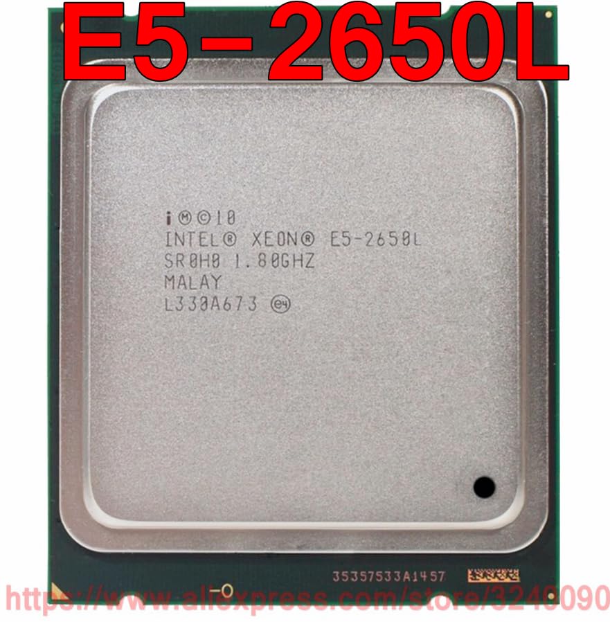 سرور-AE - پردازنده ایکسیون CPU E5-2650L SR0H0 C1 1.80 گیگاهرتز 8 هسته‌ای 20 مگابایت 70 وات LGA2011 E5 2650L با ارسال سریع ارسال شده است