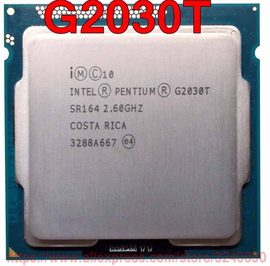 SERVER-AE - پردازنده اصلی CPU PENTIUM G2030T SR163 با فرکانس 2.60 گیگاهرتز، دو هسته‌ای با حافظه پنهان 3 مگابایت و سوکت 1155، ارسال سریع