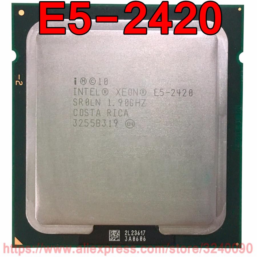 سرویس دهنده-اے - پردازنده ایکسیون سی‌پی‌یو E5-2420 SR0LN 1.90 گیگاهرتز 6 هسته‌ای 15 مگابایت LGA1356 پردازنده 2420. ارسال سریع.