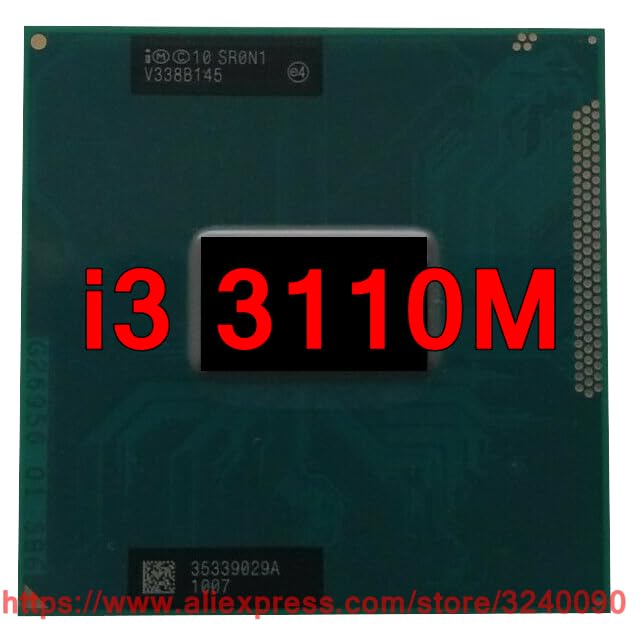 سرور-AE - پردازنده اصلی اینتل Core i3 3110M SR0N1 CPU (حافظه نهان 3 مگابایت/ 2.40 گیگاهرتز/ دو هسته‌ای)، پردازنده لپ‌تاپ i3-3110M
