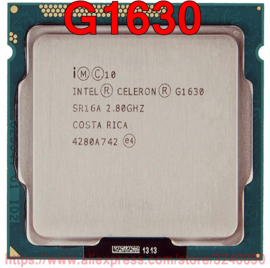 سرور-AE - پردازنده اصلی CPU سلرون G1630 با فرکانس 2.80 گیگاهرتز، 2 مگابایت حافظه پنهان دو هسته‌ای، سوکت 1155، ارسال سریع