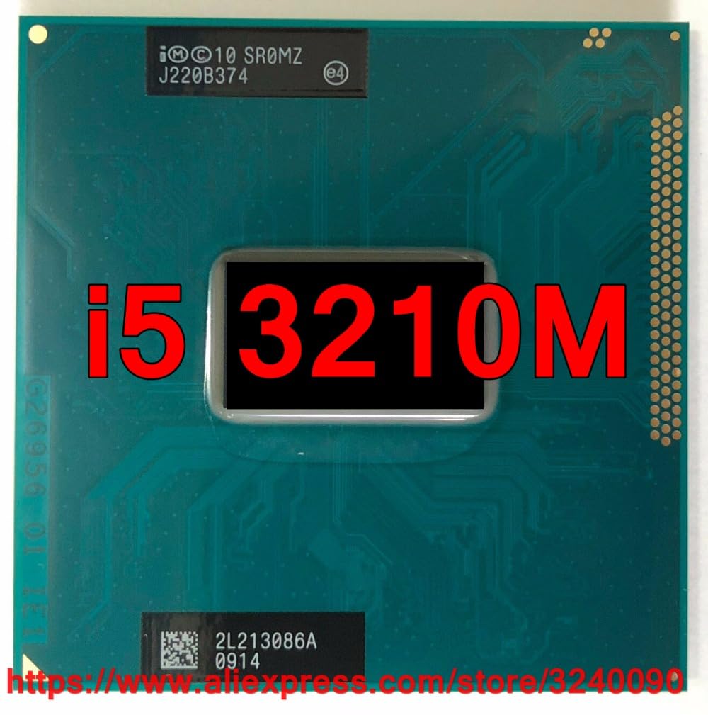 سرور-AE - پردازنده اصلی Intel Core i5 3210M SR0MZ CPU (3M Cache/2.50GHz/Dual-Core) پردازنده لپتاپ i5-3210M