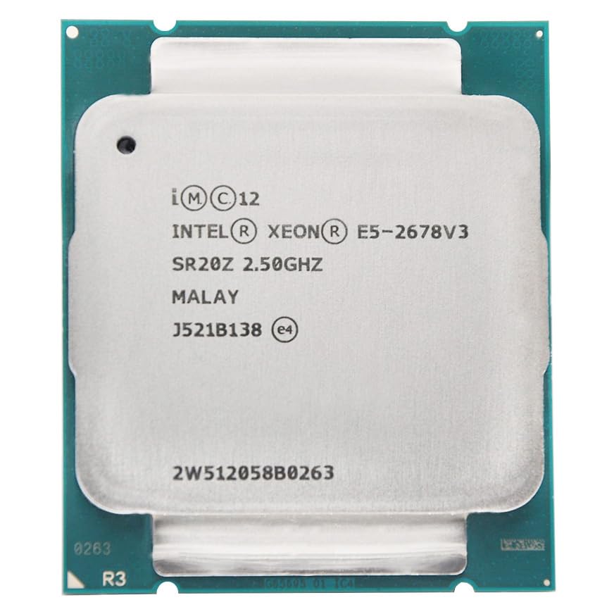 سرور-AE - پردازنده ایکسئون E5 2678 وی 3 / ای 5 2678 وی 3 / 2678 وی 3 / سی پی یو 2.5G سرور LGA 2011-3 پی سی پیشرفته پردازنده برای مادربورد ایکس 99.