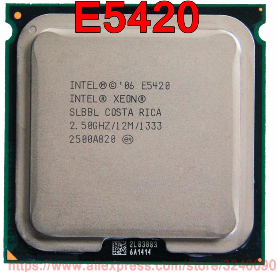 سرور-AE - پردازنده اصلی Xeon E5420 با فرکانس 2.50 گیگاهرتز / 12M / 1333MHz چهار هسته‌ای سوکت 771 ارسال سریع