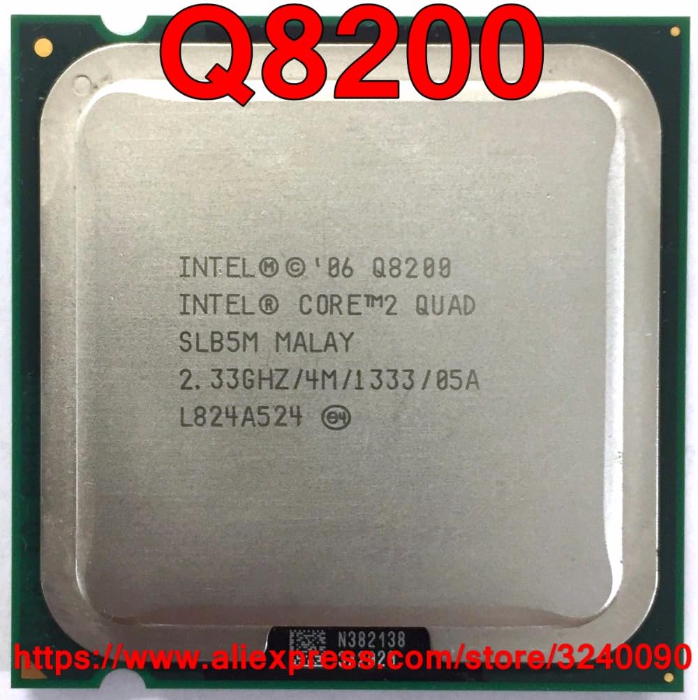 سرور-هی - پردازنده اصلی CPU CORE 2 QUAD Q8200 با سرعت 2.33 گیگاهرتز/4M/1333مگاهرتز چهار هسته‌ای سوکت 775 ارسال سریع