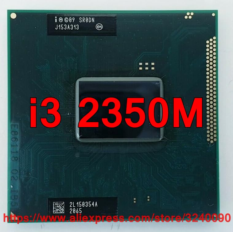 سرور-AE - پردازنده اصلی اینتل کور i3 2350M SR0DN (حافظه نهان 3 مگابایت / دو هسته‌ای / 2.30 گیگاهرتز) i3-2350M پردازنده لپتاپ