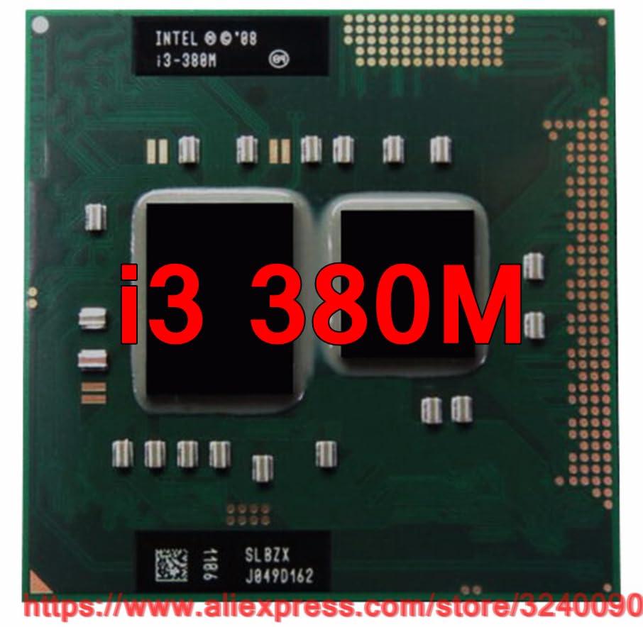 سرور-AE - پردازنده اصلی Intel Core i3 380M 2.53GHz i3-380M دو هسته‌ای PGA988 پردازنده موبایل لپتاپ