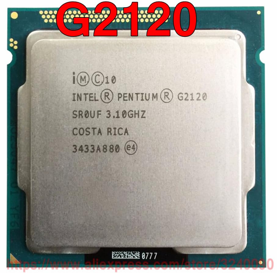 سرور-AE - پردازنده اصلی CPU PENTIUM G2120 SR0UF با سرعت 3.10 گیگاهرتز، دو هسته ای، با ظرفیت 3 مگابایت، سوکت 1155، ارسال سریع