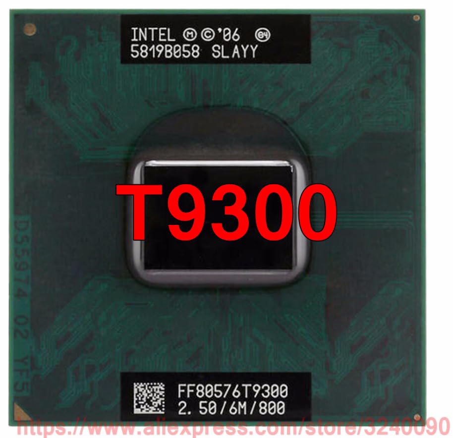 سرور-AE - پردازنده اصلی Intel Core 2 Duo T9300 (6M کش، 2.50 گیگاهرتز، 800 مگاهرتز، 2 هسته) پردازنده لپتاپ