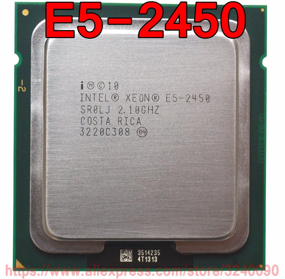سرور-AE - پردازنده ایکسیون CPU E5-2450 SR0LJ 2.10 گیگاهرتز 8 هسته‌ای 20M LGA1356 پردازنده E5 2450 پرسرعت ارسال شود